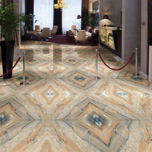 Kajaria Tiles 600x600 mm DAMASCO ROSSO A